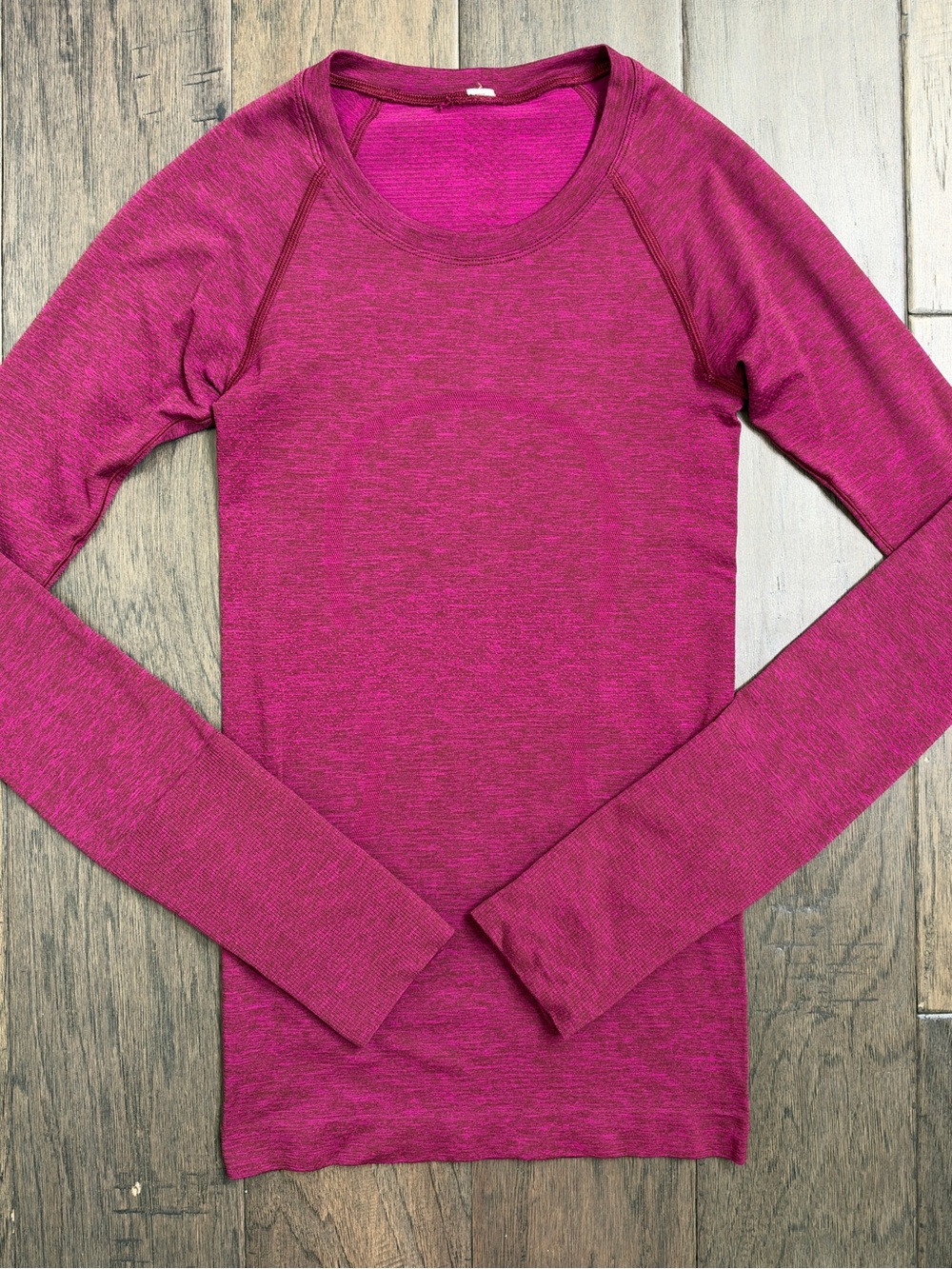 Lululemon Swiftly Tech Long-Sleeve Shirt 2.0 Magenta Purple AS IS